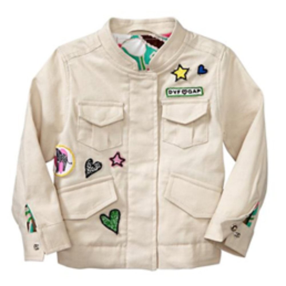 BNWT!  Diane Von Furstenberg DVF x Baby Gap size 4Y Girls Blazer with Bag